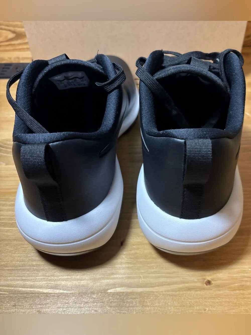 Nike Roshe G Tour Mens Golf Shoes Black Leather Waterproof AR5580-001 Size 12
